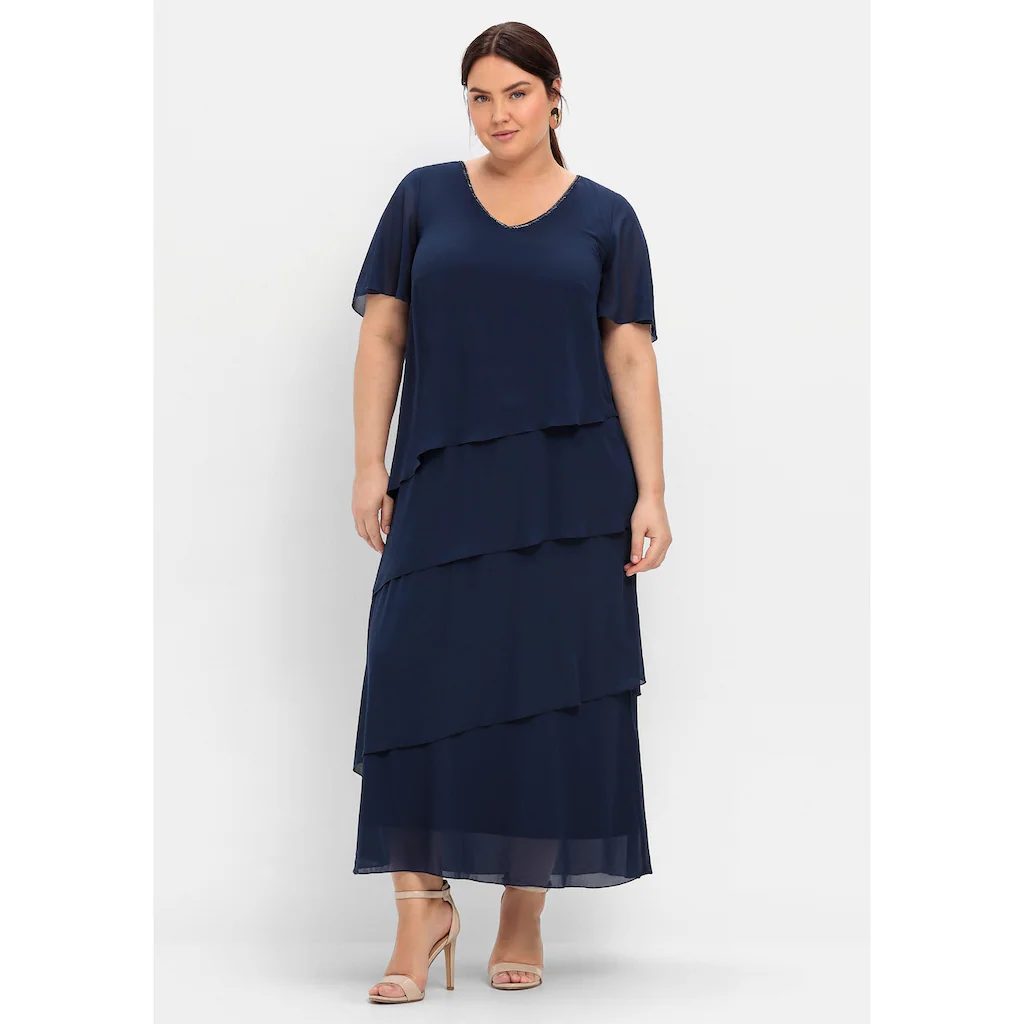 Sheego Cocktailkleid »Große Größen« in Maxi-Länge Letzte 2 Tage