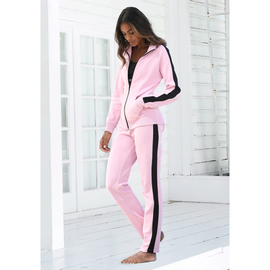 Bench. Loungewear Loungehose mit Seitenstreifen und geradem Bein Loungeanzug Bis zu 60% Rabatt