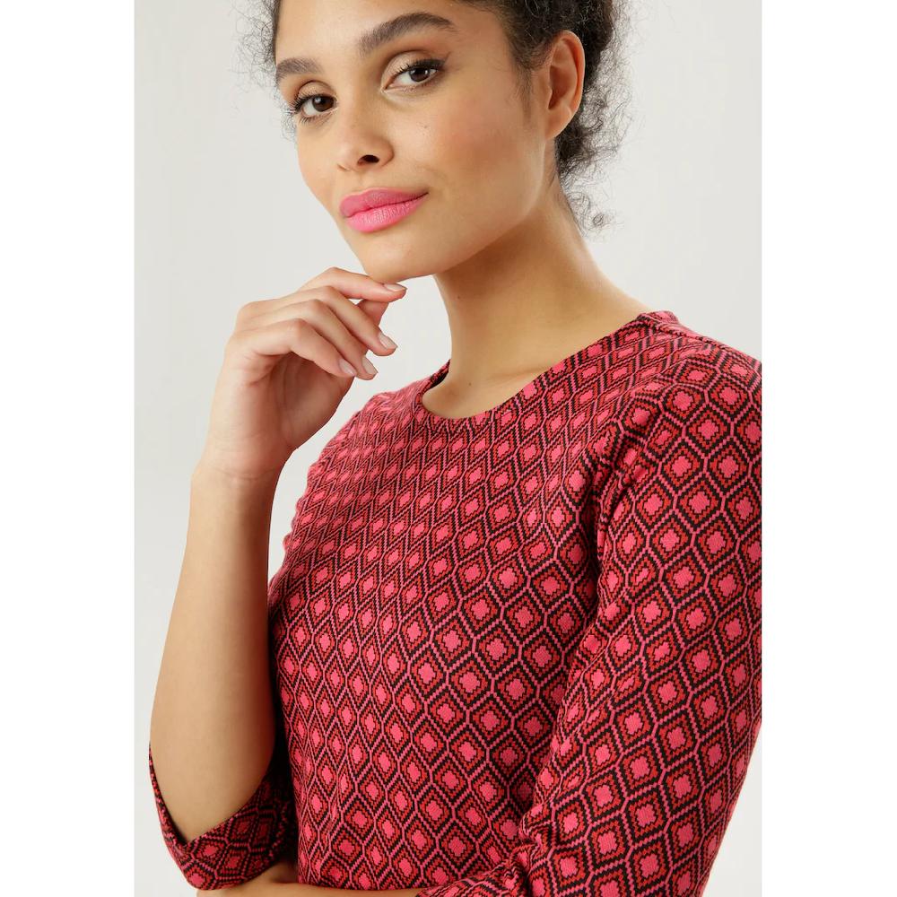 Aniston SELECTED Jerseykleid in Jacquard-Qualität Blitzverkäufe