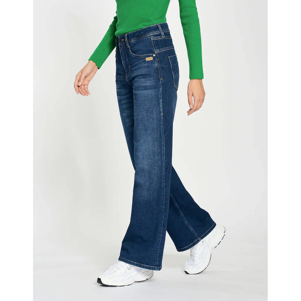 GANG 5-Pocket-Jeans »94AMELIE WIDE« aus weichem SWEAT Denim