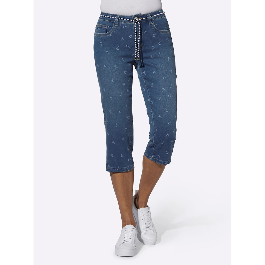 Casual Looks Caprijeans (1 tlg.) Discount Store für neue Produkte