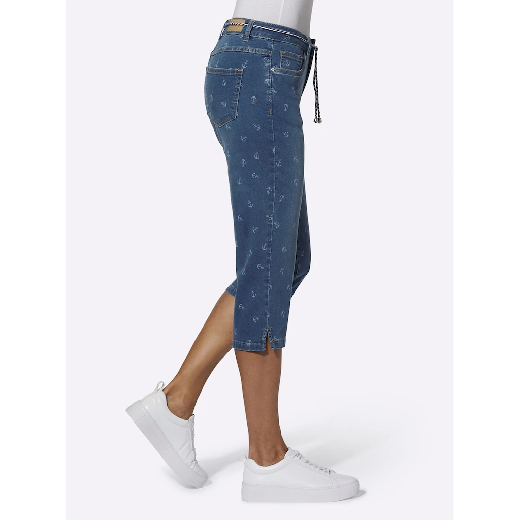 Casual Looks Caprijeans (1 tlg.) Discount Store für neue Produkte