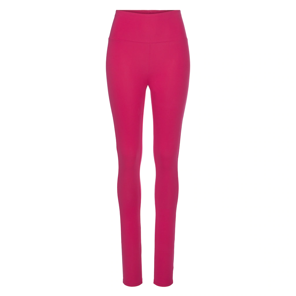 LASCANA Leggings mit breitem Bündchen Nur noch ein Tag übrig