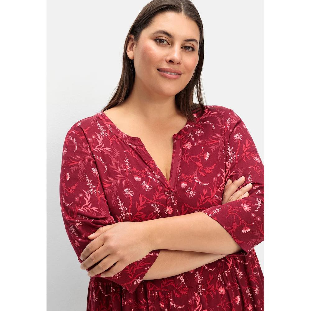 Sheego A-Linien-Kleid »Große Größen« mit 3/4-Ärmeln Black Friday