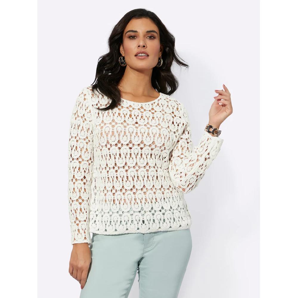 creation L Ajourpullover »Modal-Mix-Pullover« Kauf eins, bekomm eins gratis