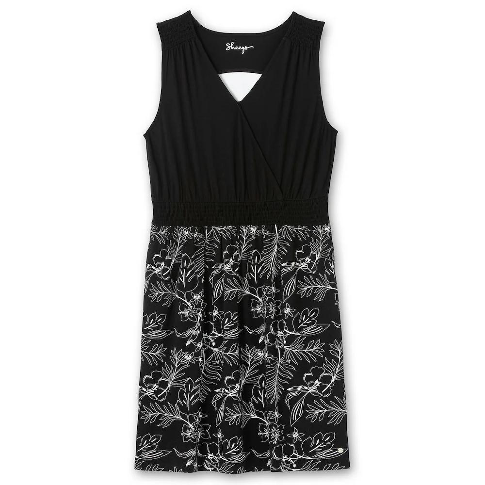 Sheego Jerseykleid »Große Größen« in Wickeloptik mit Cut-out hinten Hotsell