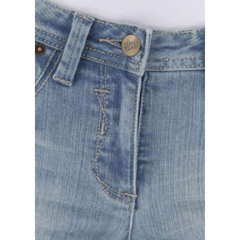 Aniston CASUAL Caprijeans in Used-Waschung Günstiger Verkauf