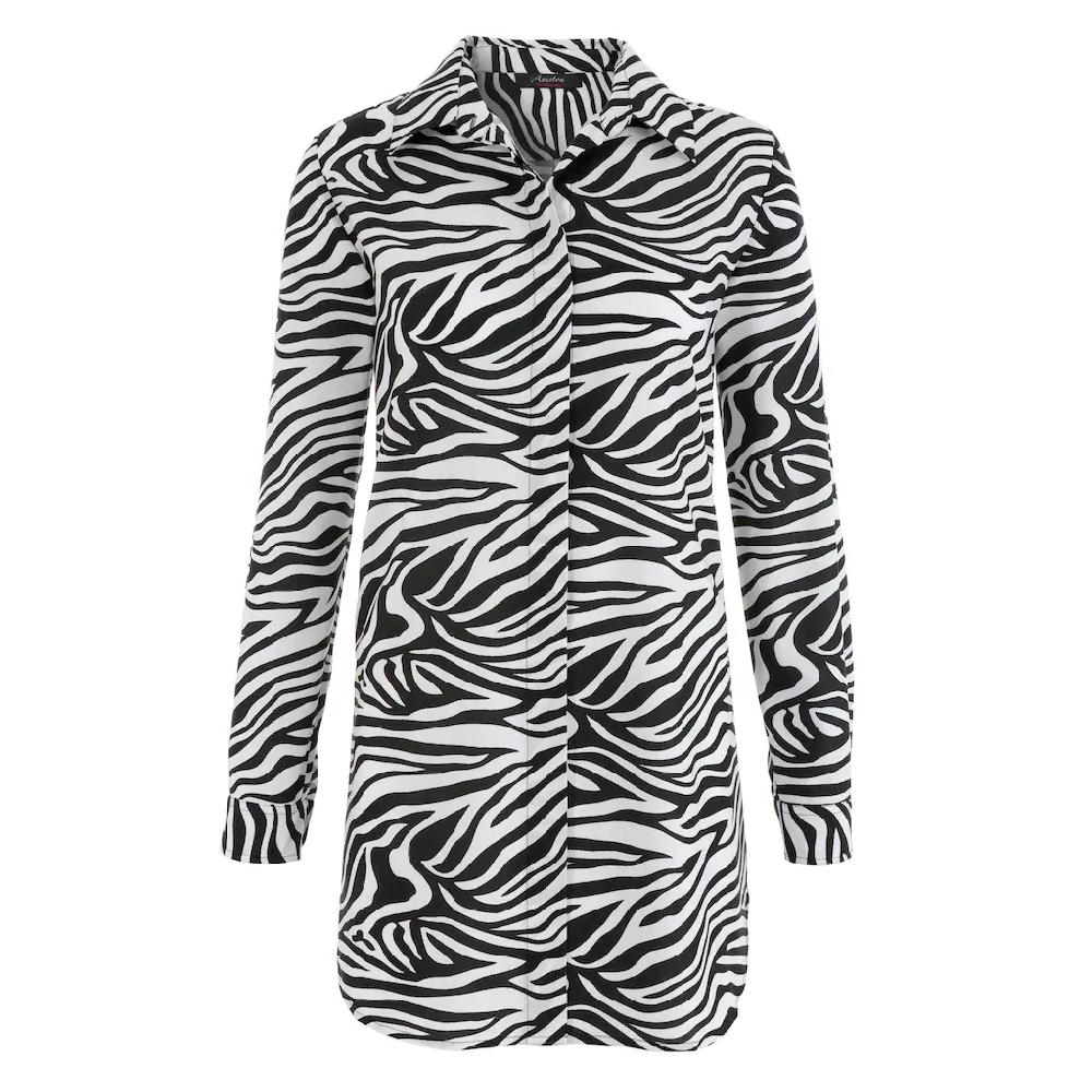 Aniston CASUAL Longbluse im Zebra-Steifen-Look Muttertagsangebot