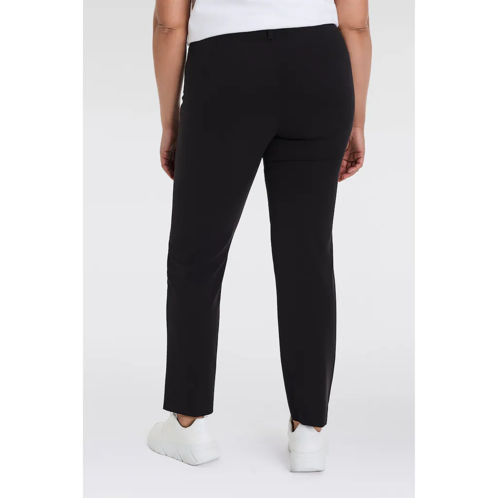 KjBRAND Stoffhose »Hose Bea in Bi-Stretch Kammgarnoptik mit Bügelfalte« ideal für kräftige Oberschenkel Cyber Monday