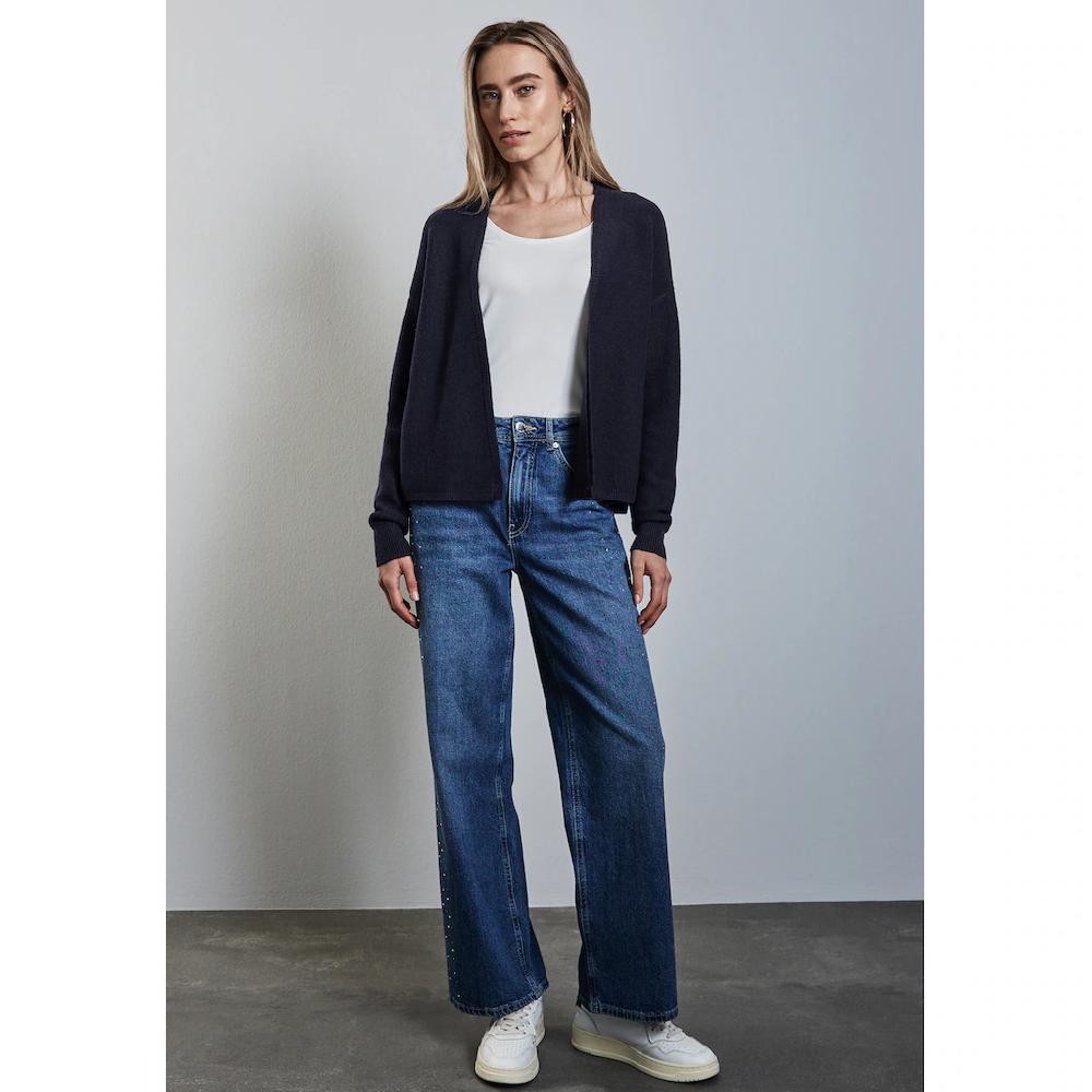 STREET ONE Cardigan im angenehmen Materialmix Kauf eins, bekomm eins gratis