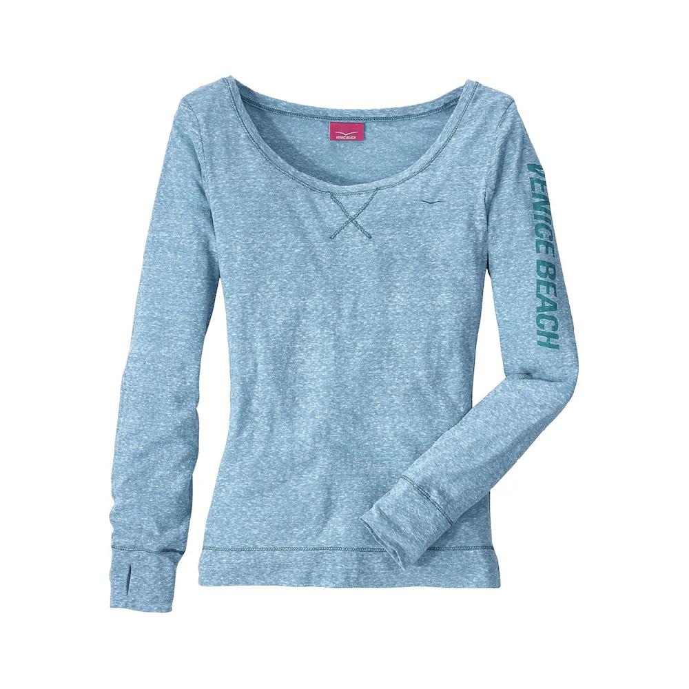 Venice Beach Langarmshirt mit sportlichem Logoprint sportlich-casual Tägliche Deals