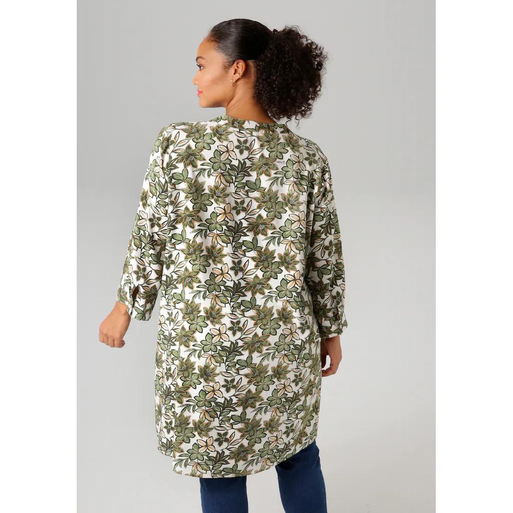 Aniston PLUS Longbluse mit farbharmonischen Blumen bedruckt - NEUE KOLLEKTION Wochenangebot